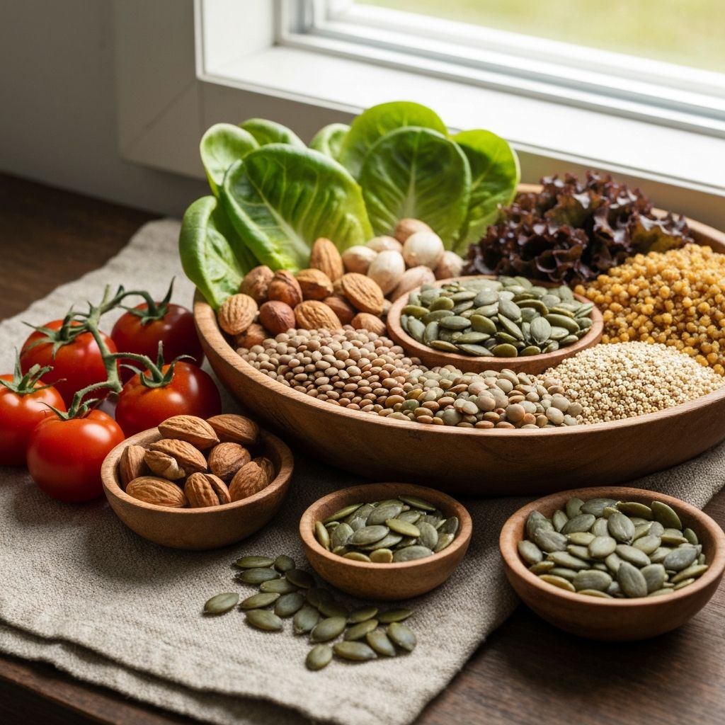 Vielfältige natürliche Lebensmittel